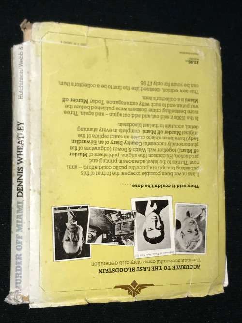 MURDER OFF MIAMI BY DENNIS WHEATLEY A MURDER MYSTERY
