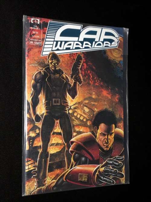 CAR WARRIORS COMIC NO.4 SEPT 1991 EPIC COMICS