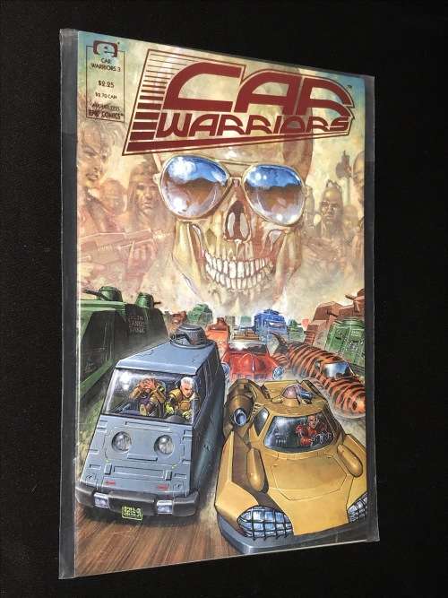 CAR WARRIORS COMIC NO.3 AUG 1991 EPIC COMICS