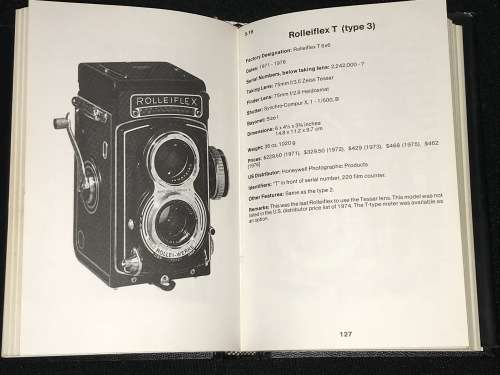 COLLECTORS GUIDE TO ROLLEI CAMERAS BY ARTHUR EVENS