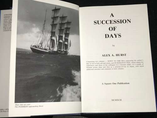 A SUCCESSION OF DAYS BY ALEX. A. HURST