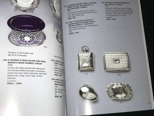 STEPHAN WELZ AUCTION CATALOGUE CAPE TOWN 30 + 31 MARCH  2004