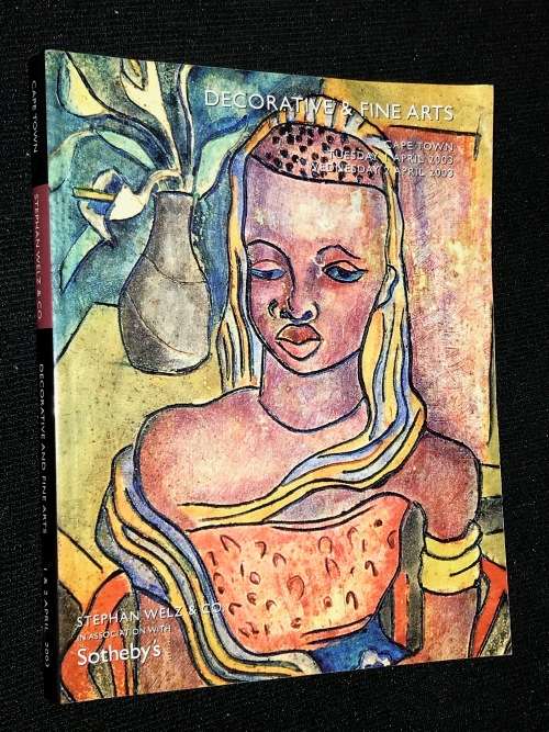 STEPHAN WELZ AUCTION CATALOGUE CAPE TOWN 1 + 2 APRIL  2003