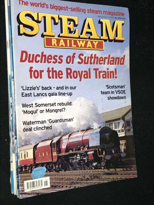 STEAM RAILWAY MAGAZINES X 6