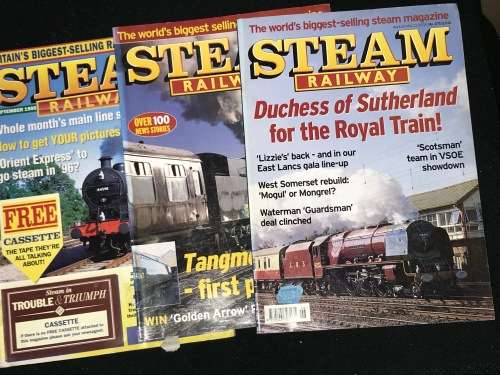 STEAM RAILWAY MAGAZINES X 6