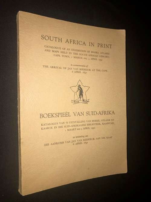 SOUTH AFRICA IN PRINT / BOEKSPIEEL VAN SUID AFRIKA 1952