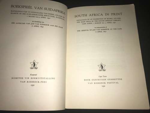 SOUTH AFRICA IN PRINT / BOEKSPIEEL VAN SUID AFRIKA 1952