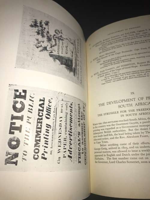 SOUTH AFRICA IN PRINT / BOEKSPIEEL VAN SUID AFRIKA 1952