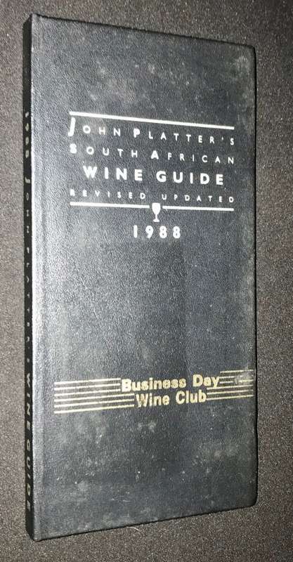 JOHN PLATTER'S GUIDE OF SOUTH AFRICAN WINE 1988