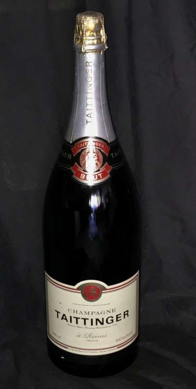 TAITTINGER LARGE CHAMPAGNE DISPLAY BOTTLE