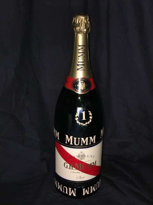 MUMM LARGE CHAMPAGNE DISPLAY BOTTLE