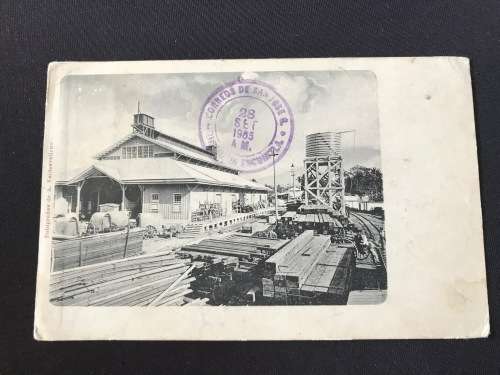 ANTIQUE PHOTO POSTCARD GUATEMALA TO IRELAND 1905