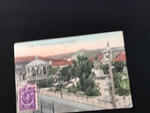 ANTIQUE PHOTO POSTCARD HONDURAS TO SEA POINT CAPE COLONY 1919