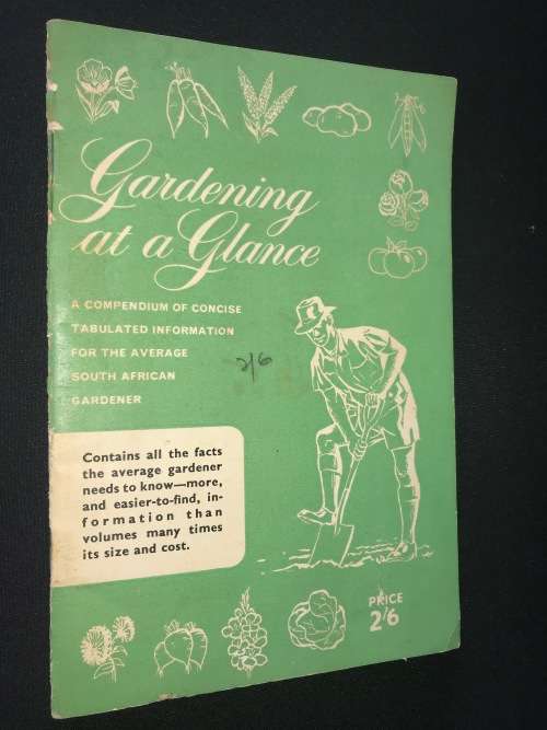 GARDENING AT A GLANCE VINTAGE BOOKLET