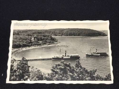 1935 GLUCKSBURG GERMANY PHOTO POSTCARD