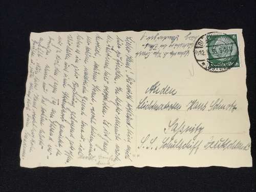 1935 GLUCKSBURG GERMANY PHOTO POSTCARD