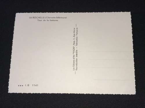 VINTAGE FRANCE LA ROCHELLE POSTCARD UNUSED