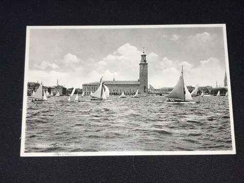 VINTAGE STOCKHOLM POSTCARD UNUSED