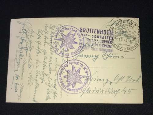 1940 AUSTRIA PREDIGSTUHL POSTCARD