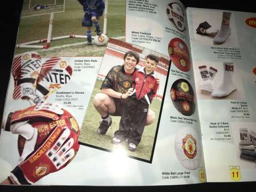 VINTAGE MANCHESTER UNITED SPRING SUMMER CATALOGUE