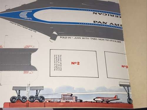VINTAGE RIGBY`S EASY TO BUILD FLYING MODEL JETLINER PAN AM CONCORDE