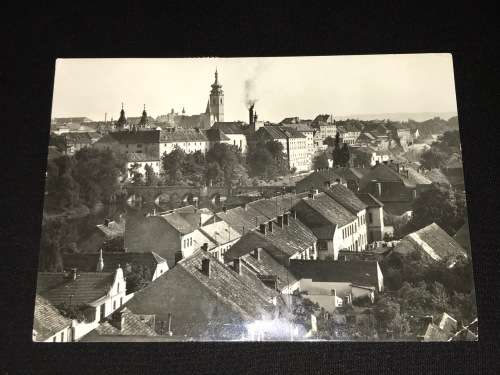 1975 PISEK CESKOSLOVENSKO POSTCARD TO HAIFA ISRAEL