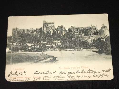 1901 WINDSOR CASTLE ENGLAND LONDON TO DURBAN SOUTH AFRICA