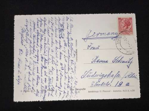1955 PHOTO POSTCARD OF THE VATICAN ITALY TO GERMANY