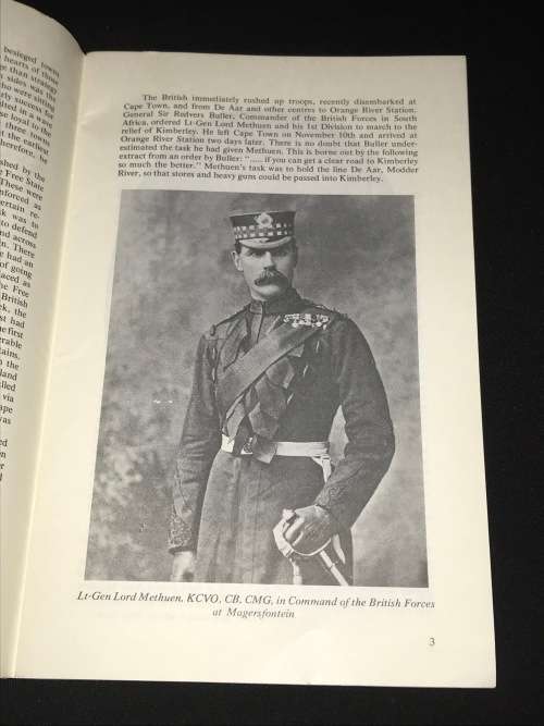 THE BATTLE MAGERSFONTEIN 11 DECEMBER 1899 BY COLONEL GEO. R. DUXBURY