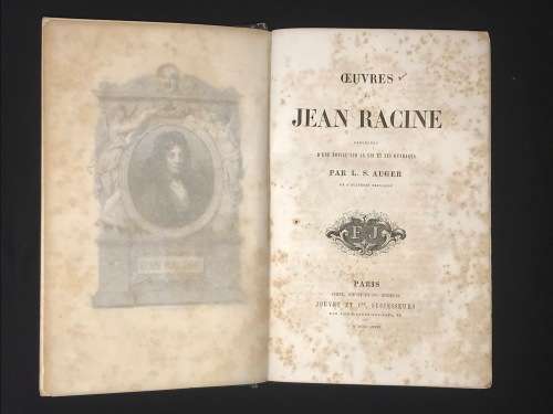 OEUVRES DE JEAN RACINE - PAR L.S. AUGER PARIS 1881