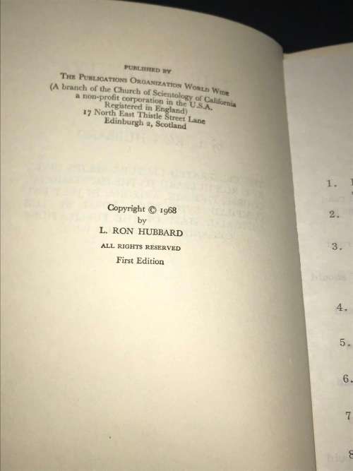 THE PHOENIX LECTURES BY L. RON HUBBARD 1ST EDITION