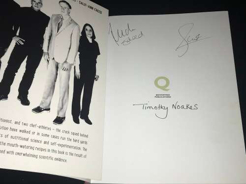 THE REAL MEAL REVOLUTION BY PROK TIM NOAKES ,SALLY-ANN CREED, JONNO PROUDFOOT AND DAVID GRIER SIGNED