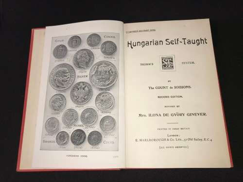 HUNGARIAN SELF-TAUGHT BY NATURAL METHOD WITH PHONETIC PRONUNCIATION 1910