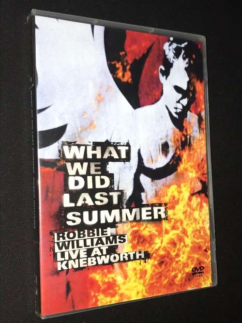 ROBBIE WILLIAMS WHAT WE DID LAST SUMMER LIVE AT KNEBWORTH DVD