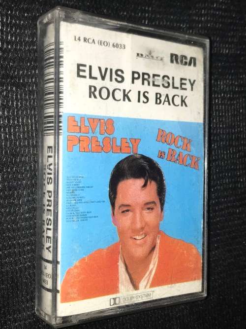ELVIS PRESLEY ROCK IS BACK CASSETTE TAPE