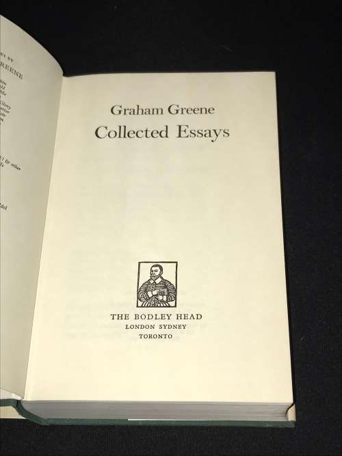 GRAHAM GREENE COLLECTED ESSAYS 1ST EDITION 1969
