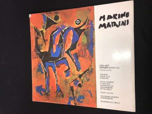 HOMAGE TO MARINO MARINI 1901-1980 LES ART INTERNATIONAL JHB