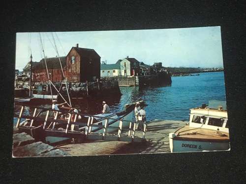 VINTAGE POSTCARD OF ROCKPORT MASSACHUSETTS USA
