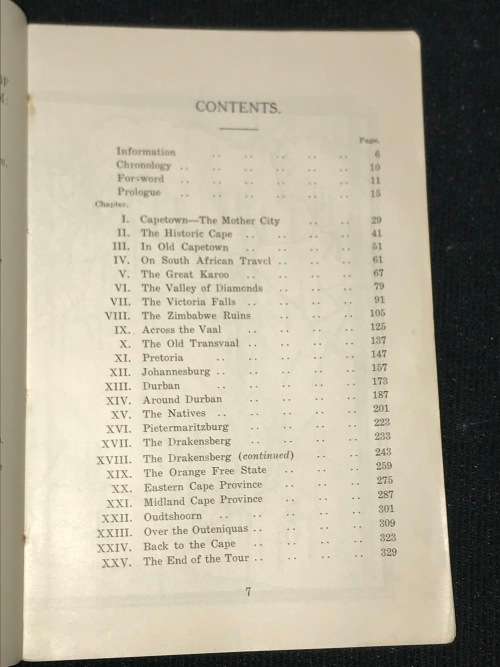 TRAVELS IN SOUTH AFRICA BY O. ZACHARIAH 1927 3RD EDITION