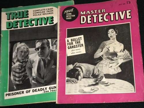 TRUE DETECTIVE/MASTER DETECTIVE  1959/1960 MAGAZINES