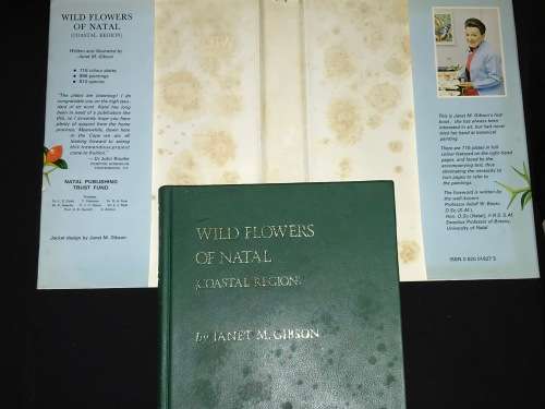 WILD FLOWERS OF NATAL BY JANET M. GIBSON INLAND & COASTAL REGION 2 VOLUMES SIGNED