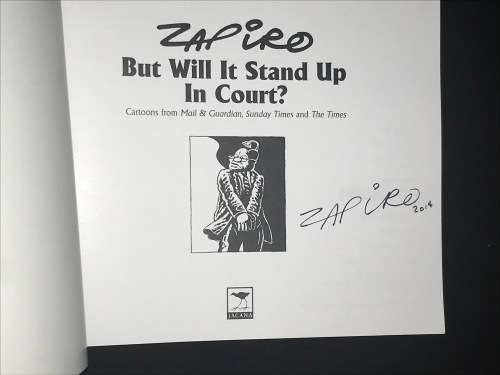 ZAPIRO - BUT WILL IT STAND UP - SIGNED COPY