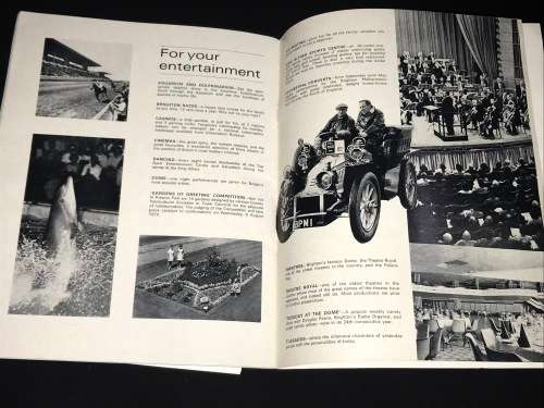 1970 VINTAGE TRAVEL GUIDE BRIGHTON AND HOVE
