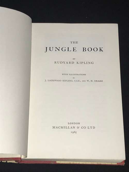 THE JUNGLE BOOK BY RUDYARD KIPLING CENTENARY EDITION 1965