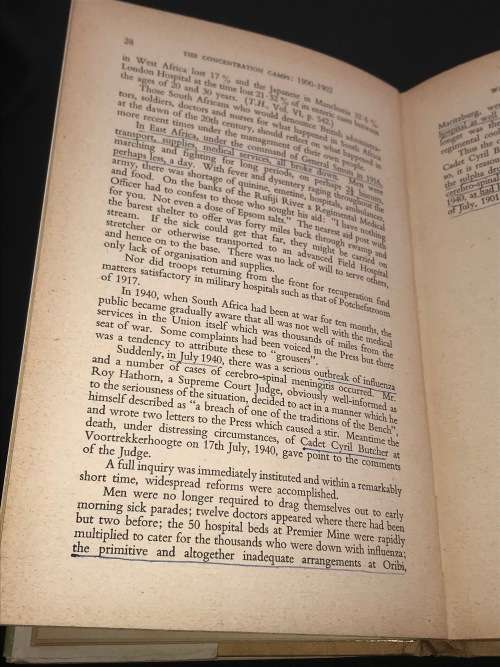 THE CONCENTRATION CAMPS FACTS , FIGURES AND FABLES BY COLONEL A.C. MARTIN