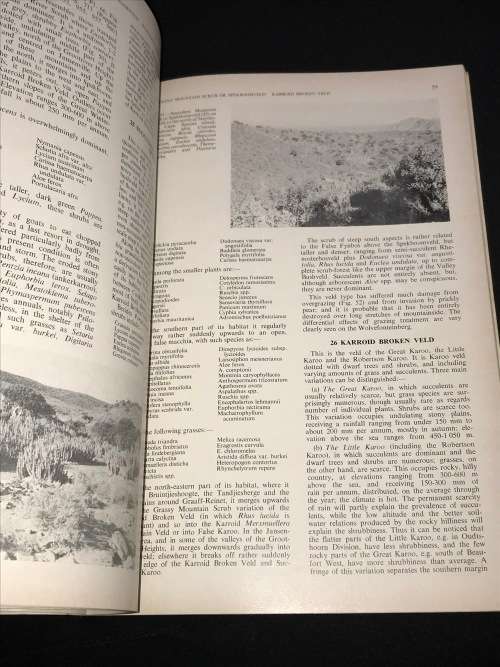 VELD TYPES OF SOUTH AFRICA - J.P.H. ADCOCKS MEMOIRS OF THE BOTANICAL SURVEY OF SOUTH AFRICA