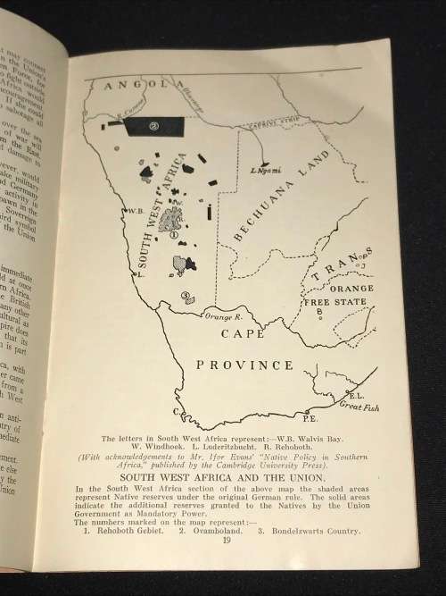 GERMANY IN AFRICA - A SERIES OF ARTICLES DEALING WITH THE ? OF THE FORMER GERMAN AFRICAN COLONIES