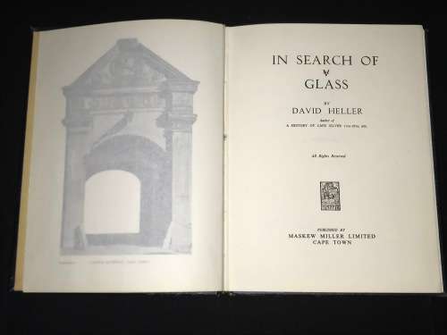 IN SEARCH OF VOC GLASS BY DAVID HELLER SIGNED COPY