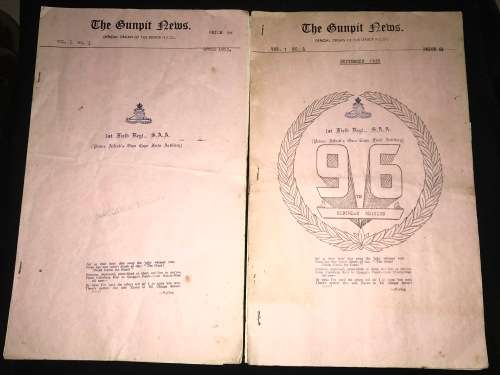 THE GUNPIT NEWS VOL. 1 NO. 1 + 2     (1953)