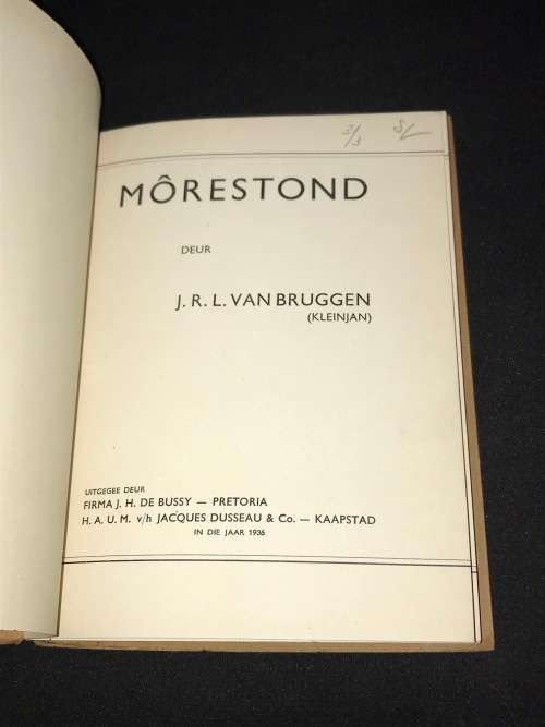 MORESTOND DEUR J.R.L. VAN BRUGGEN 1936